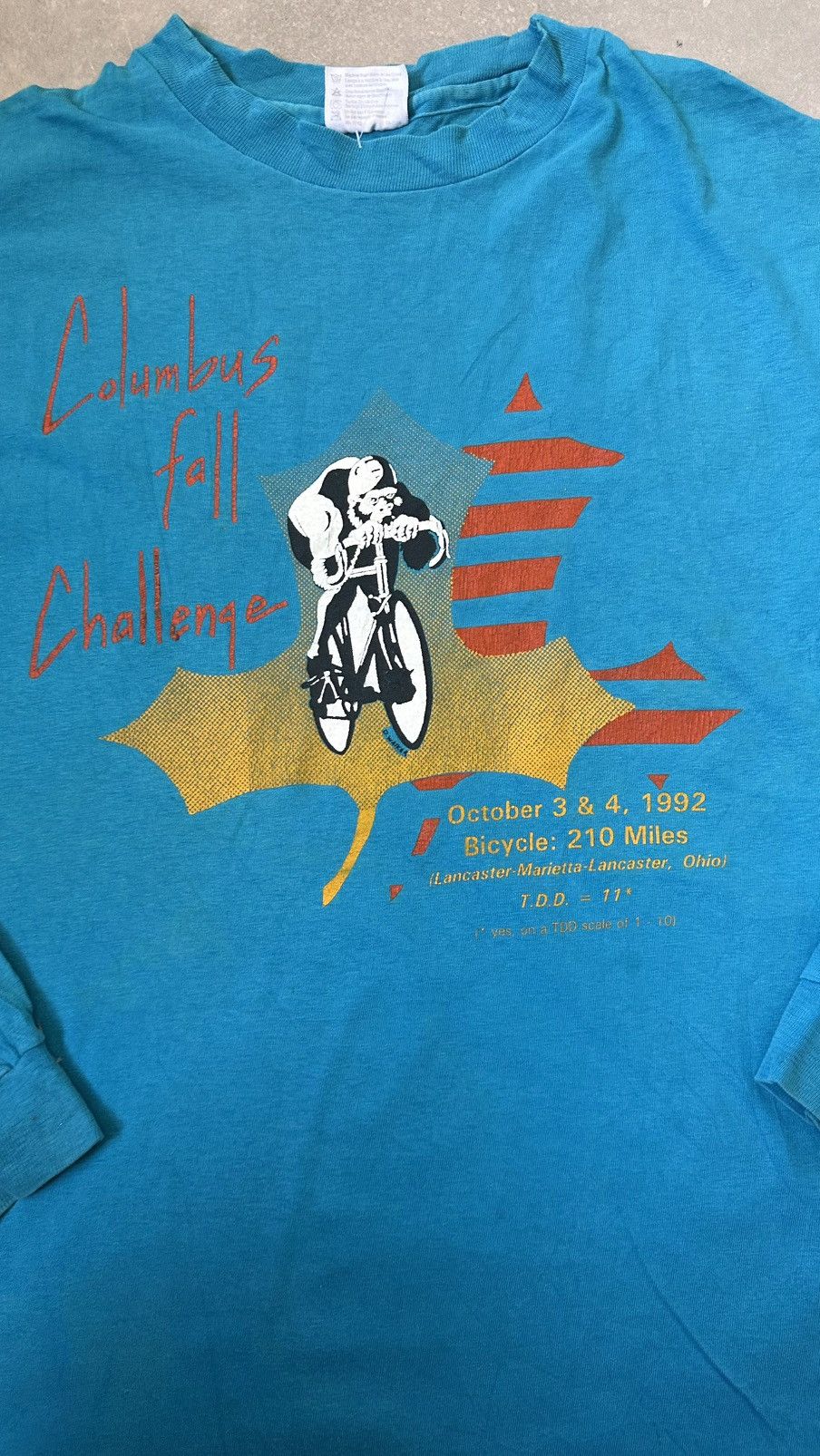 Vintage VINTAGE BICYCLE LONG SLEEVE TEE Size US L / EU 52-54 / 3 - 3 Thumbnail