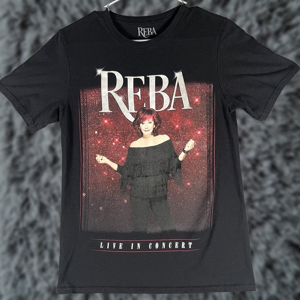 Olive Reba Shirt Womens Small Black Live In Concert Tour Tee Country Music Artist 2021 Size S / US 4 / IT 40 - 1 Thumbnail