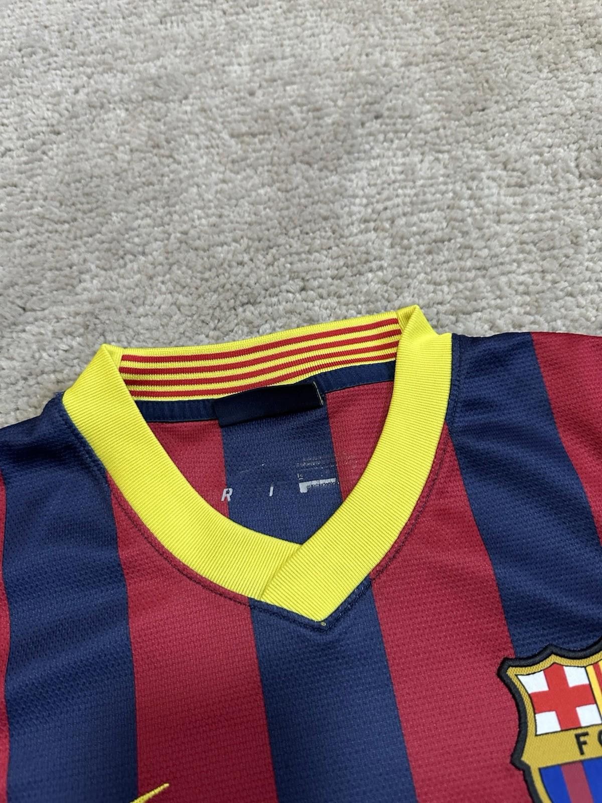 Nike Nike Barcelona 2013/14 Home Football Shirt Soccer Jersey Size US M / EU 48-50 / 2 - 5 Thumbnail