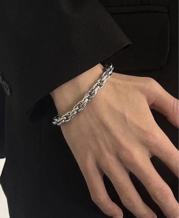 Jewelry Rope Chain Link Bracelet Size ONE SIZE - 6 Thumbnail