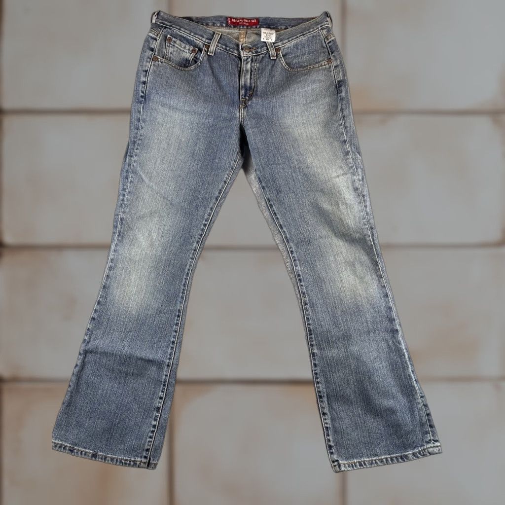Levi's VINTAGE Levi's 515 Jeans Womens 8 Mis S 32x29 Bootcut Distressed VTG Y2K Blue Modern Casual Womens Size 30" / US 8 / IT 44 - 1 Thumbnail