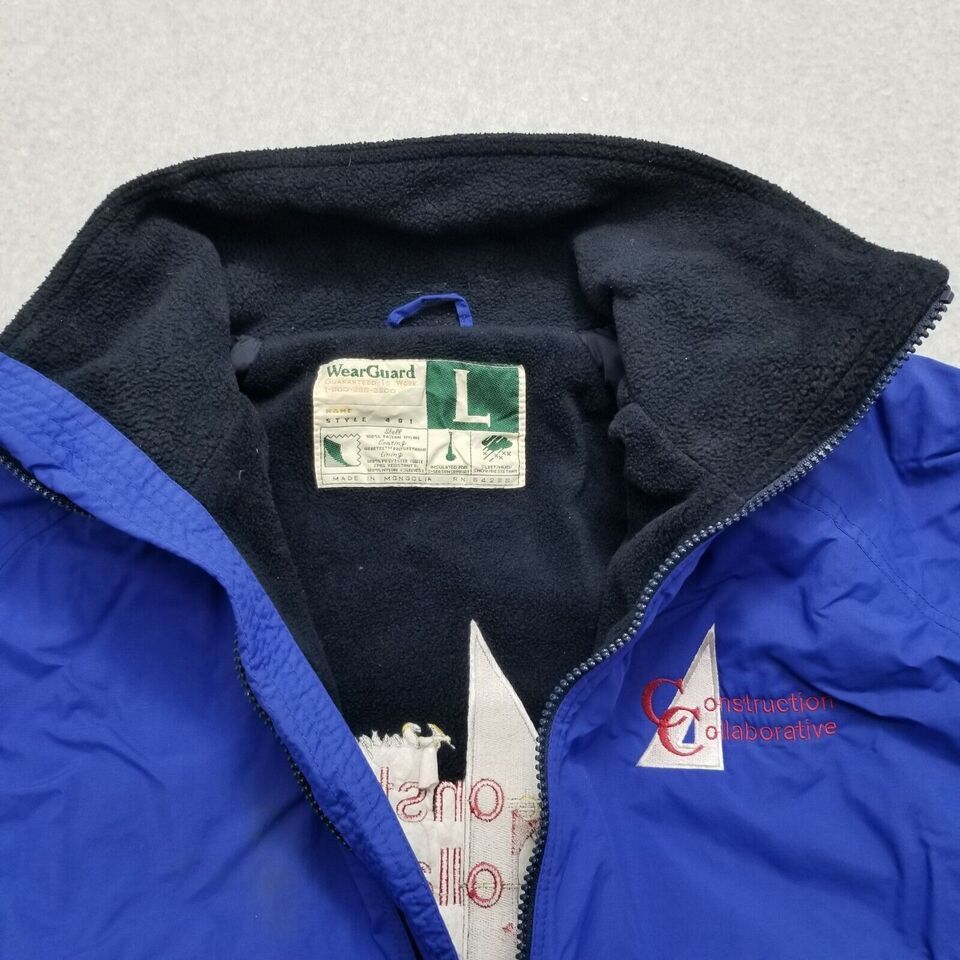 Other WearGard Jacket Mens Large Blue Full Zip Pockets Size US L / EU 52-54 / 3 - 7 Thumbnail