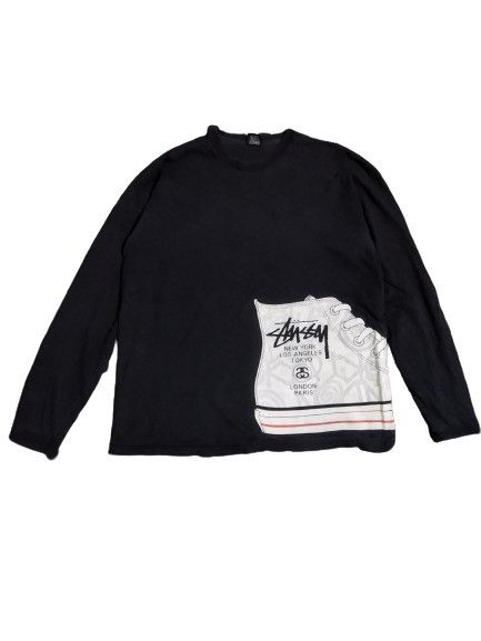 Stussy Vintage Stussy Converse Tee Size US XL / EU 56 / 4 - 1 Thumbnail