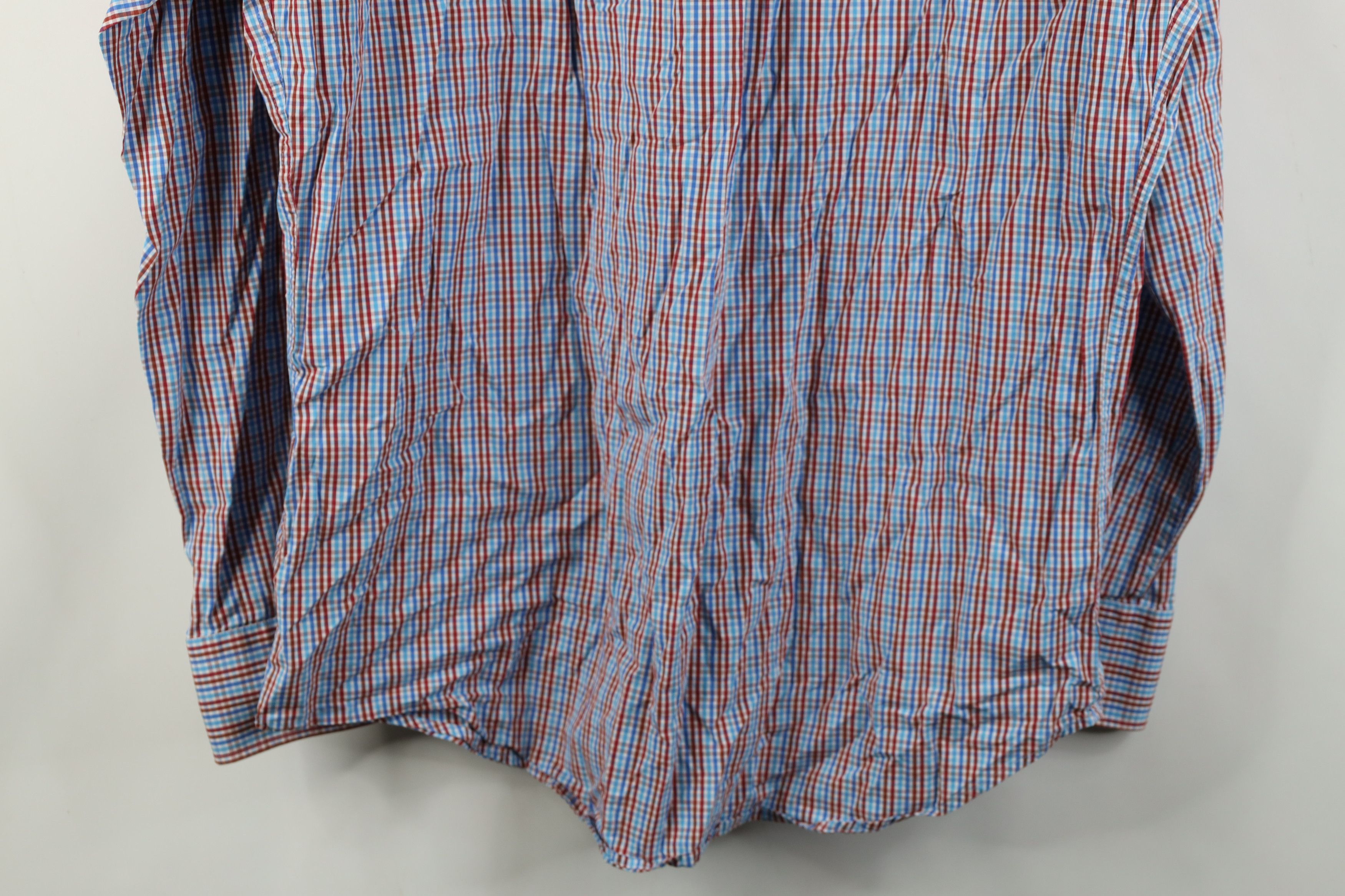 Peter Millar Peter Millar Collared Button Down Shirt Plaid Cotton Size US L / EU 52-54 / 3 - 12 Thumbnail