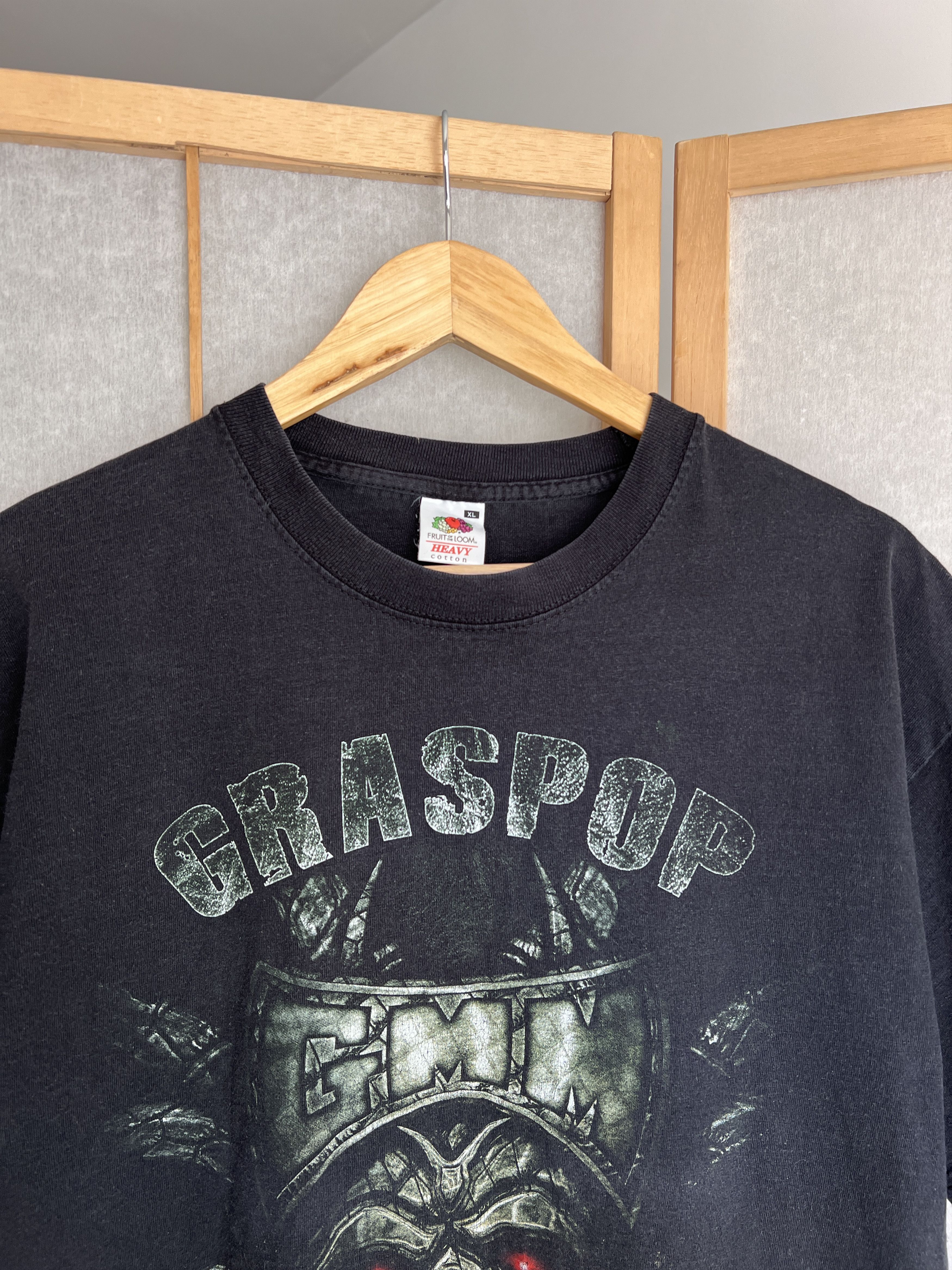 Vintage Rare! Graspop Metal meeting VTG 2013 faded sun t shirt tour Size US XL / EU 56 / 4 - 8 Thumbnail