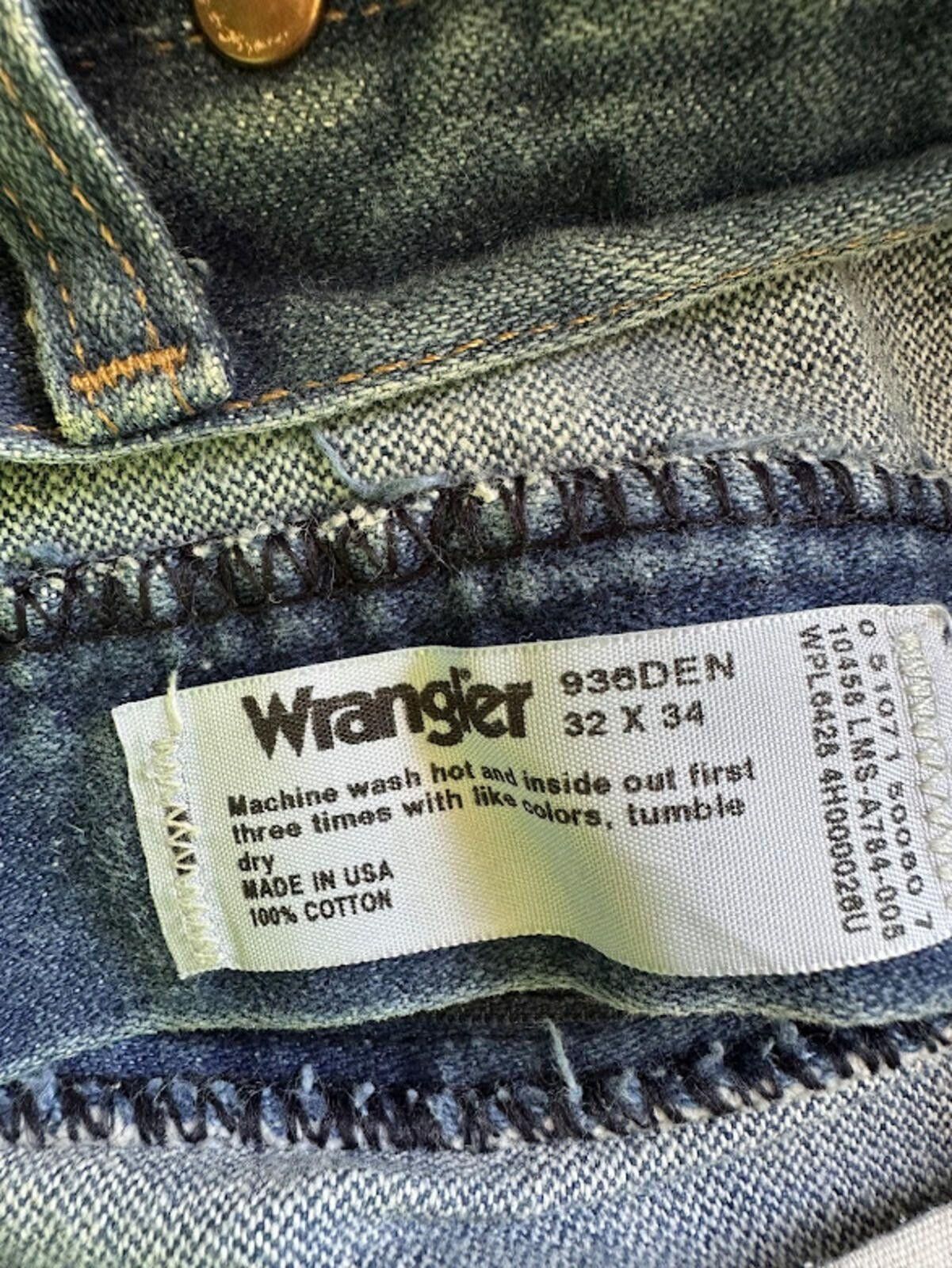 Wrangler Wrangler 936DEN USA Cowboy Cut Jeans Size US 32 / EU 48 - 3 Thumbnail