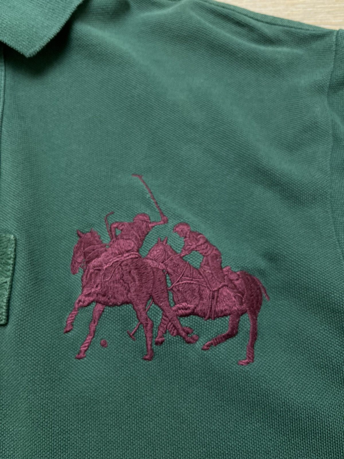 Polo Ralph Lauren 90S RALPH LAUREN RUGBY JERSEY WITH LEATHER INSERTS #3 Size US L / EU 52-54 / 3 - 8 Thumbnail