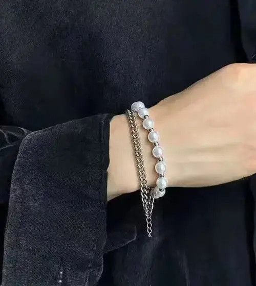 Jewelry × Vintage Bracelet Pearl Size ONE SIZE - 4 Thumbnail