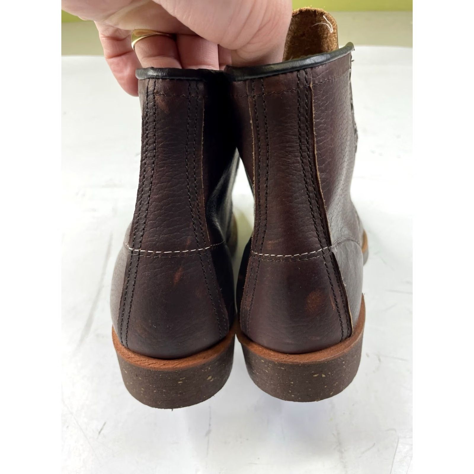 Red Wing Red Wing Shoes Brown Mens 7D Blacksmith Boots USA NEW Cork Soles Leather Size US 7 / EU 40 - 7 Thumbnail