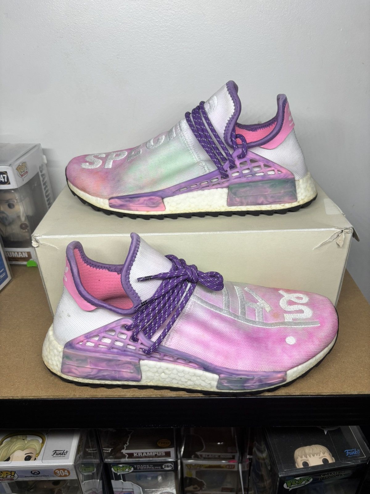 Adidas NMD Human Race Trail Holi Festival Size 12 Sneakers