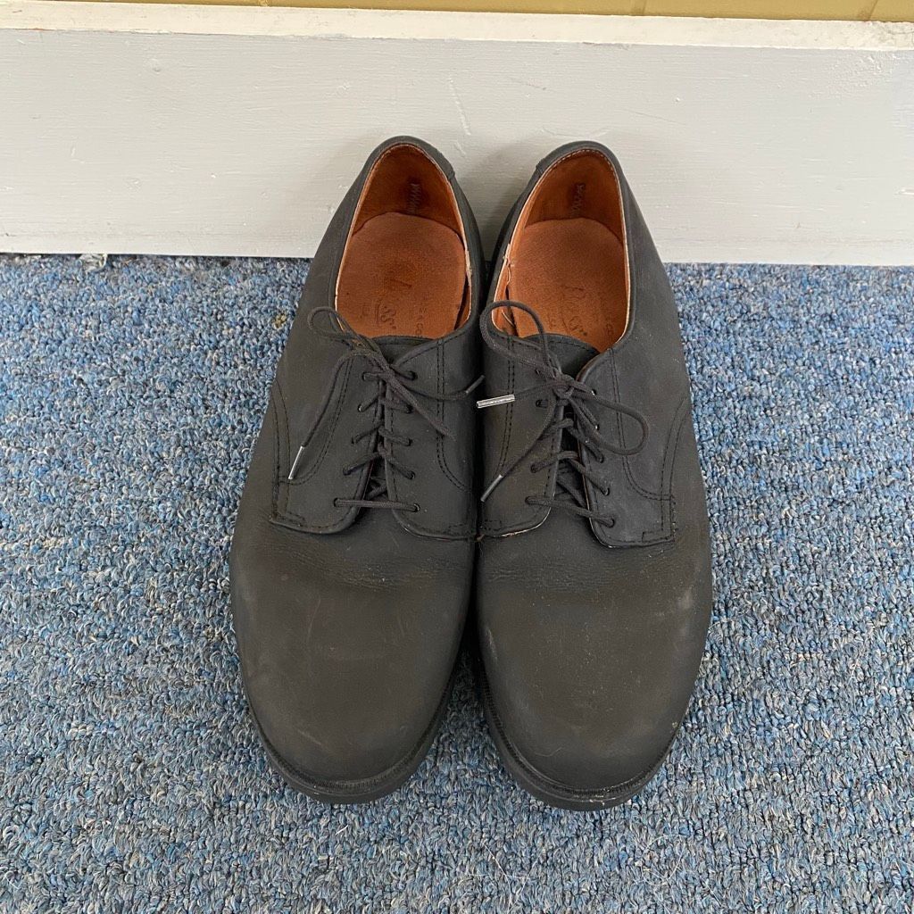 G.H. Bass & Co. G.H. Bass & Co men 9 leather tie up dress shoes matte black Size US 9 / EU 42 - 1 Thumbnail