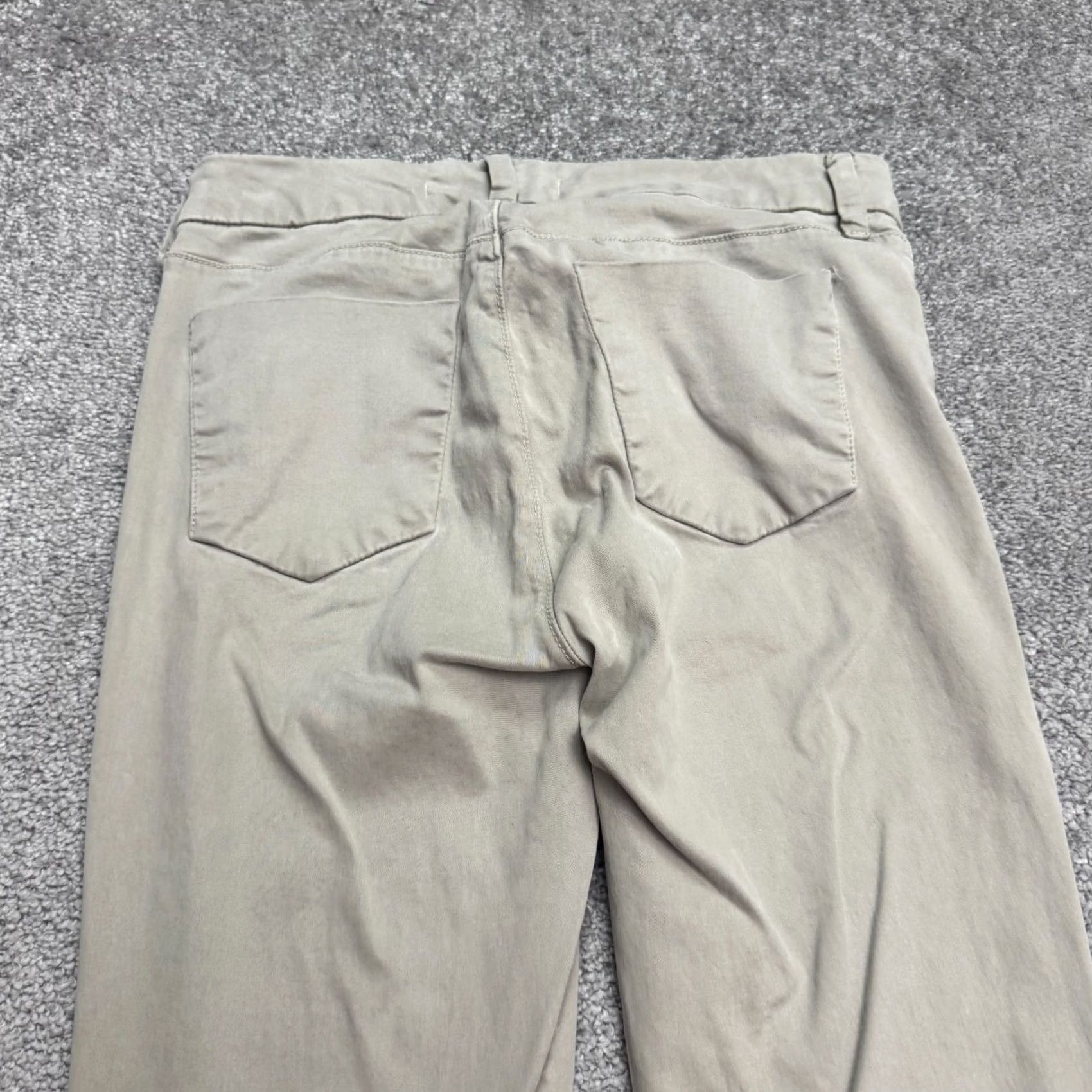J Brand J Brand Jeans Anja Clean Cuffed Cropped Sateen Skinny Denim Womens 27 Beige City Grunge Streetwear River? Size 27" / US 4 / IT 40 - 5 Thumbnail