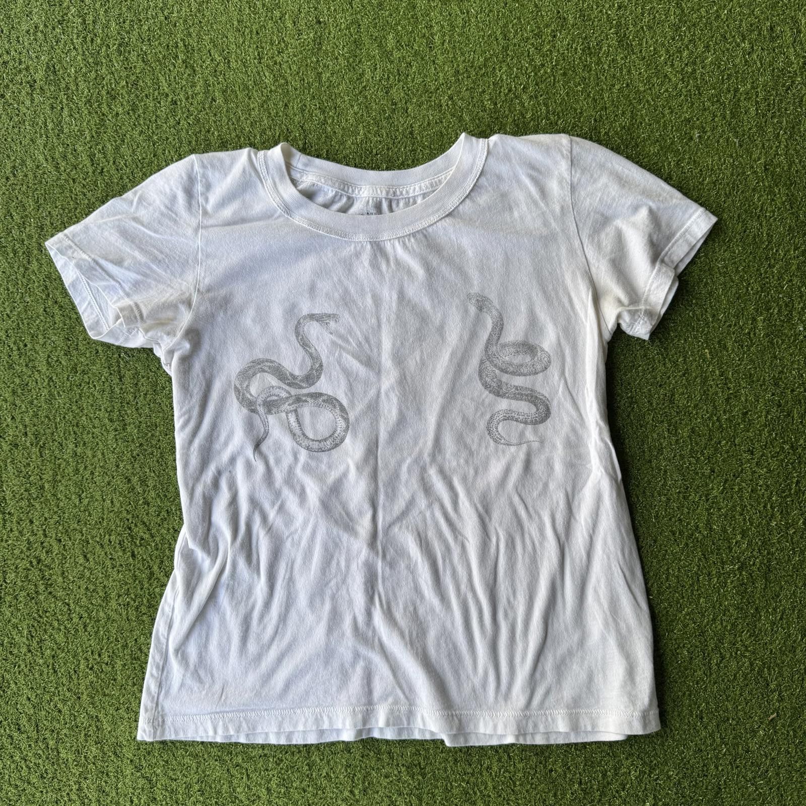 Designer Graphic Snake Baby Tee Size ONE SIZE - 1 Thumbnail