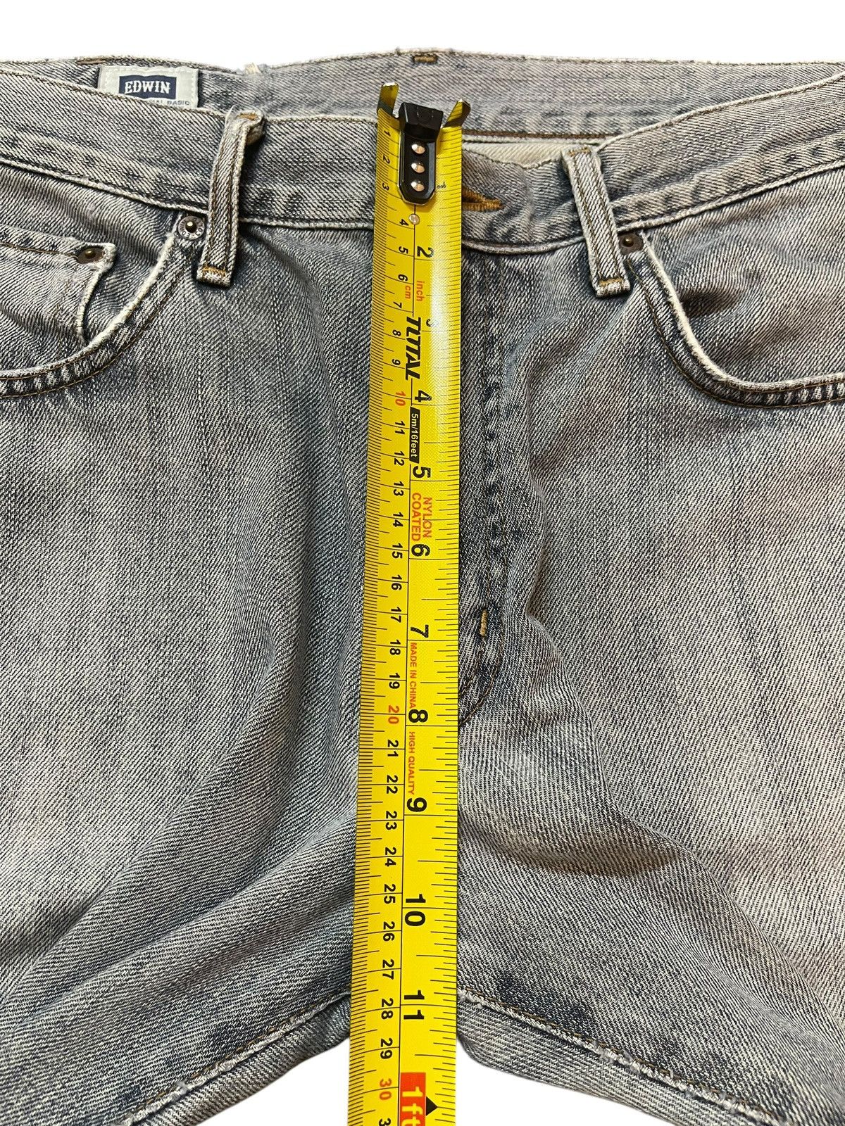 Edwin Vintage Edwin 404 Light Wash Faded Style Baggy Jeans Size US 32 / EU 48 - 16 Thumbnail