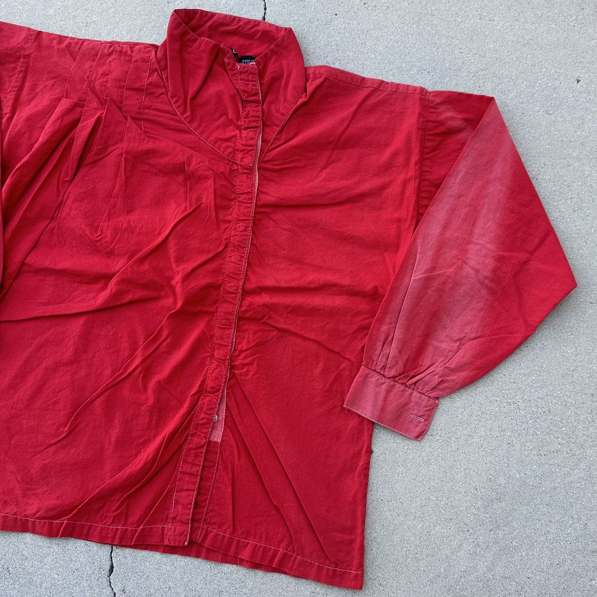 Vintage 1970s Sun Faded Red Cotton Jacket Size US S / EU 44-46 / 1 - 6 Thumbnail