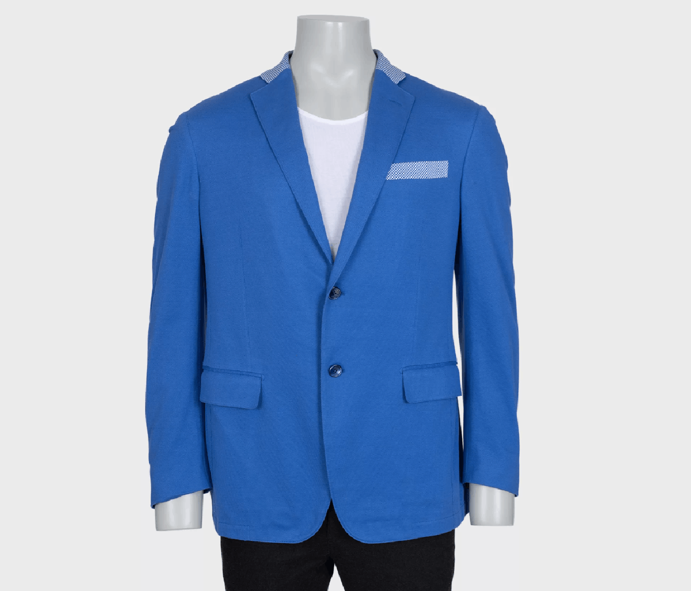 Zilli Zilli Blue Cotton Blazer EU54 XXL Size 54R - 1 Thumbnail