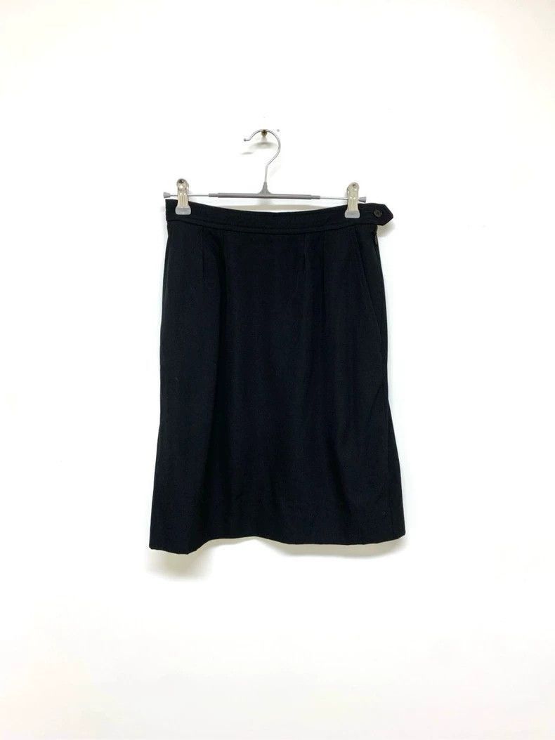 Yves Saint Laurent YSL Black Bodycon Skirt Size 36-2506 Size 35" - 2 Thumbnail