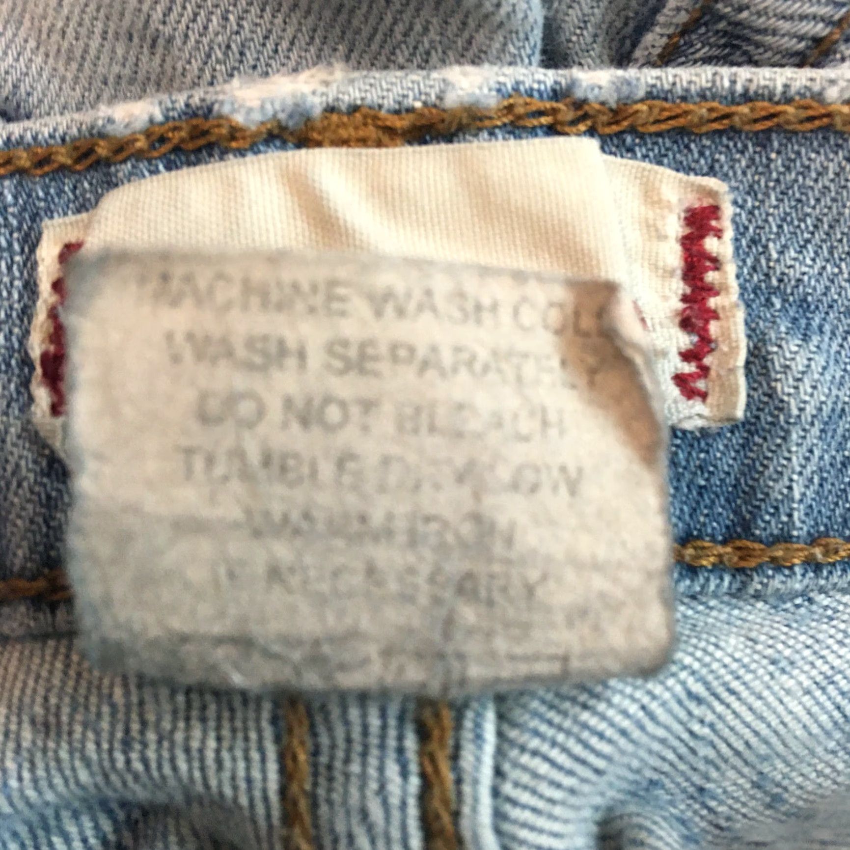 Vintage Piper Womens Straight Jeans Size 11 Blue Denim Regular Fit 5-Pocket Casual Size 32" / US 10 / IT 46 - 6 Thumbnail