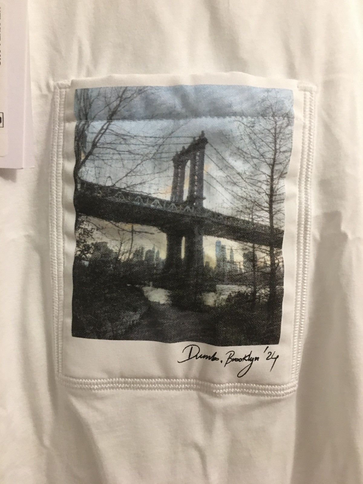 Helmut Lang Helmut Lang White Postcard Tee Large Size US L / EU 52-54 / 3 - 3 Thumbnail