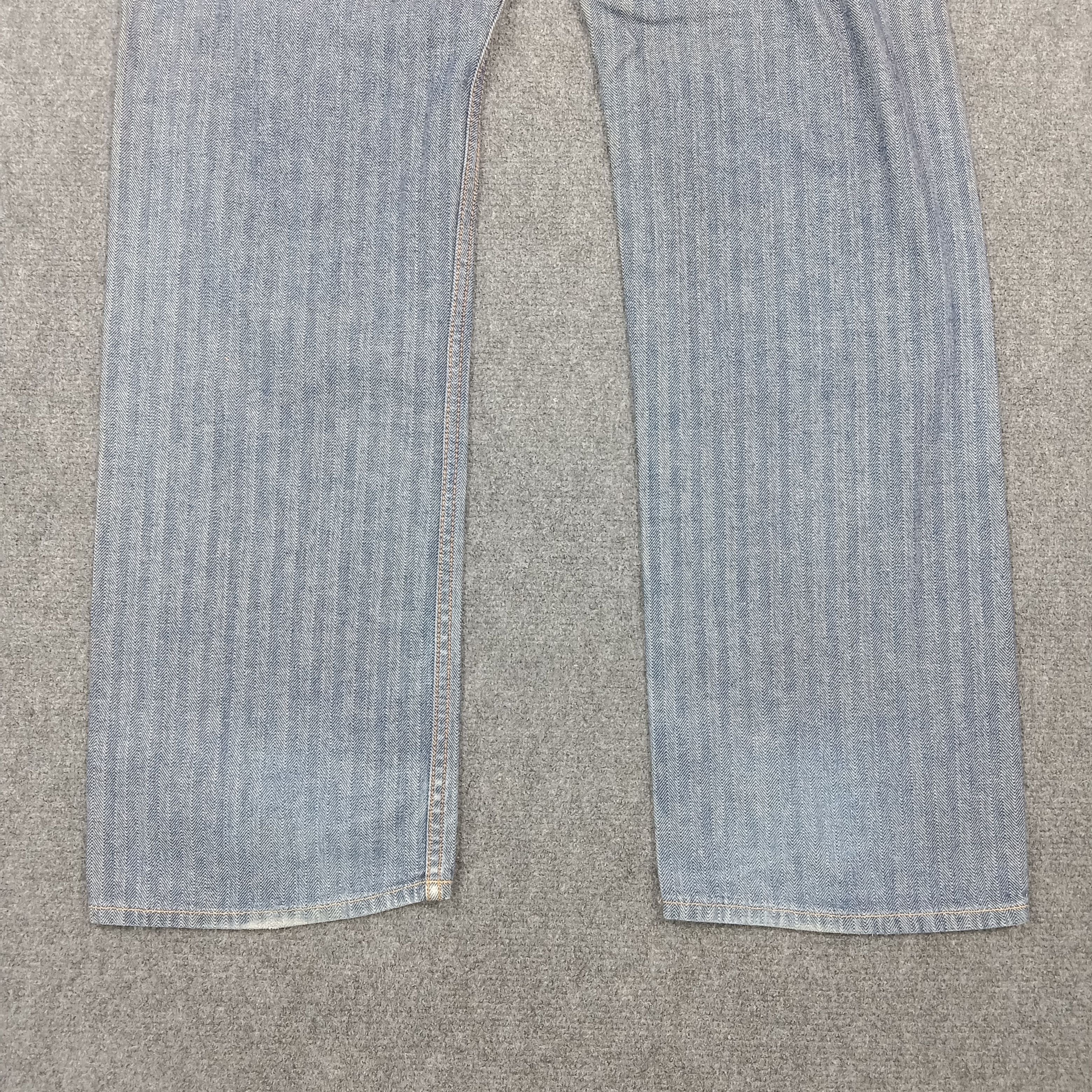 Hysteric Glamour Hysteric Glamour Kinky Japanese Denim Stripes Jeans C280N31 Size US 32 / EU 48 - 4 Thumbnail