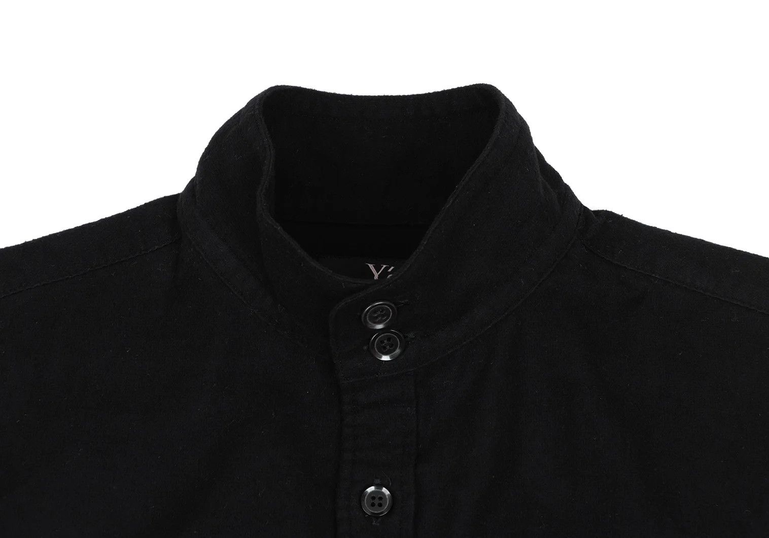 Jean Paul Gaultier Cotton Back Long Shirt in Black, Size 3 Size US L / EU 52-54 / 3 - 3 Thumbnail