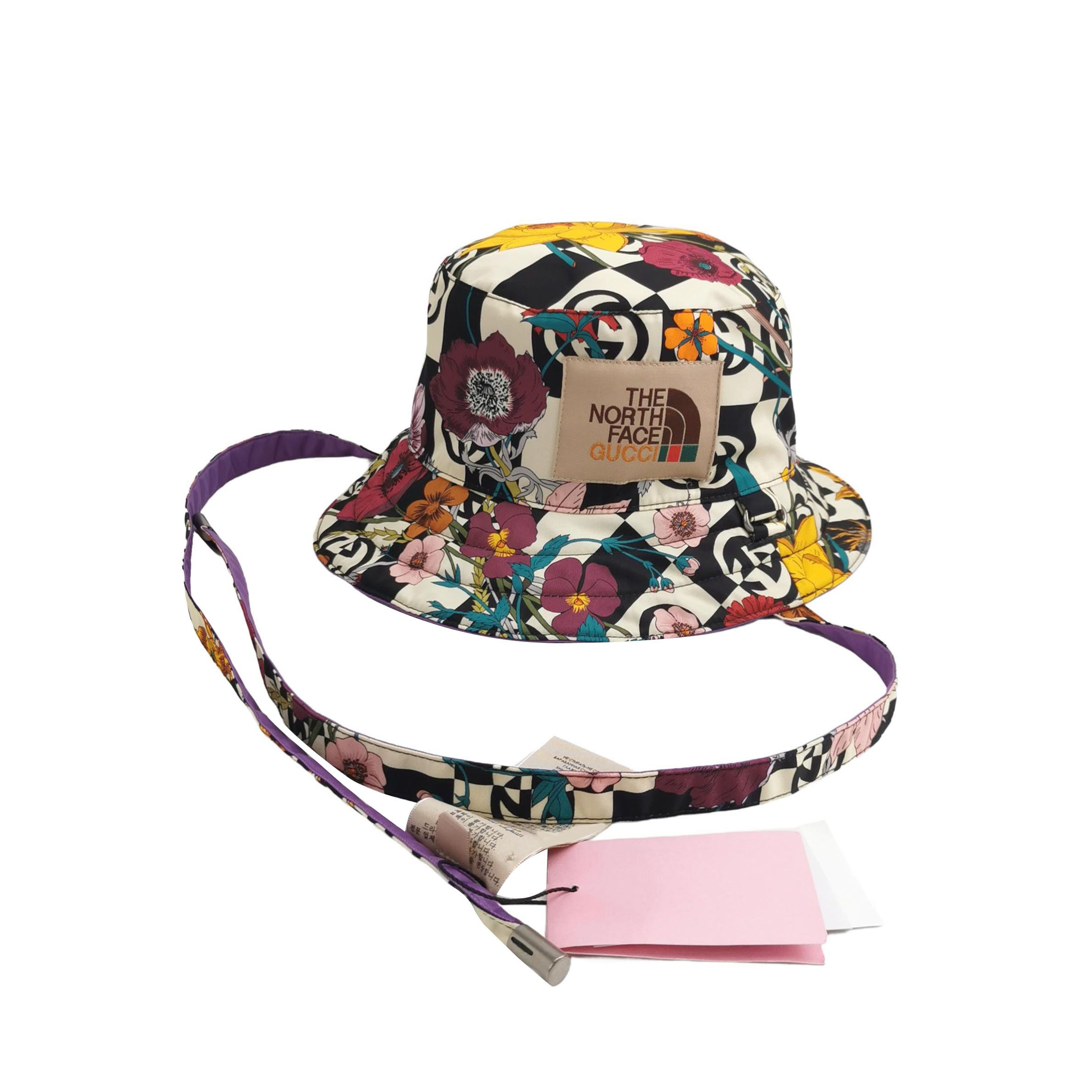 Gucci Gucci x The North Face Floral Reversible Bucket Hat Size ONE SIZE - 1 Thumbnail