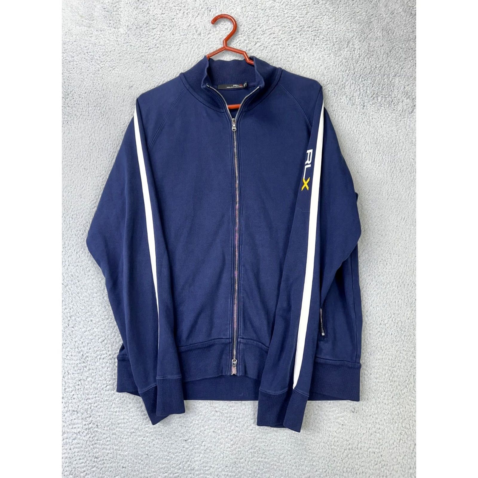 Ralph Lauren RLX Ralph Lauren Jacket Adult XL Blue Full Zip Golf Athletic Long Sleeve Mens Size US XL / EU 56 / 4 - 4 Thumbnail
