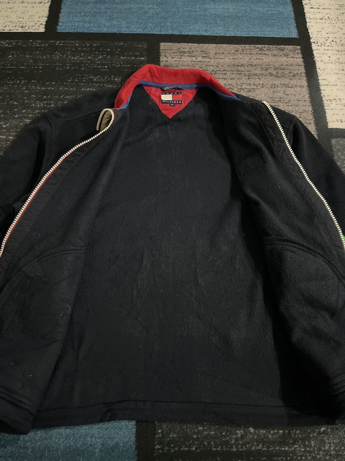 Tommy Hilfiger Vintage Tommy Hilfiger Fleece Jacket Size US XL / EU 56 / 4 - 12 Thumbnail