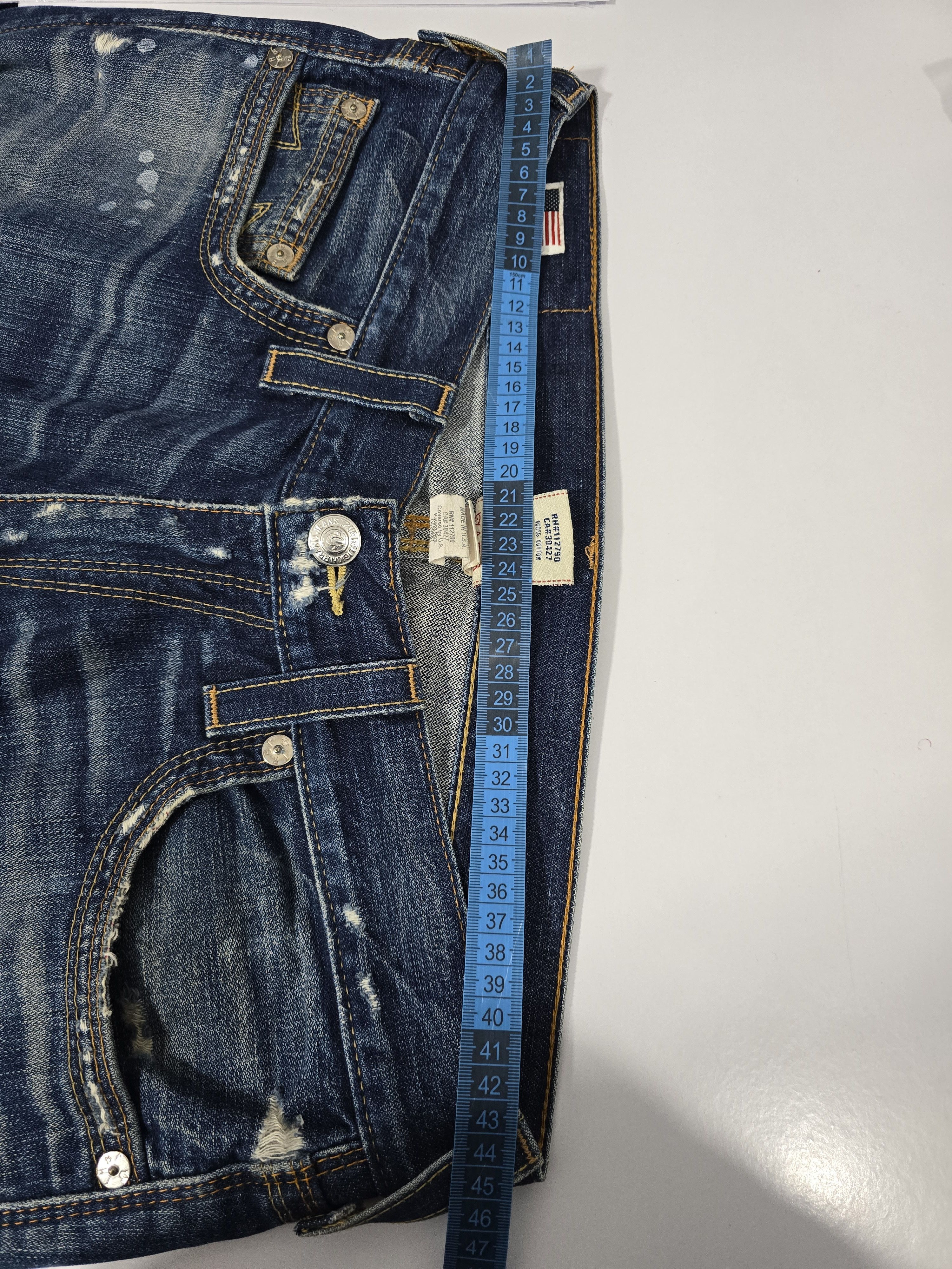 True Religion TRUE True Religion VINTAGE ,Bobby QT jeans w33 made in USA Size US 33 - 16 Thumbnail