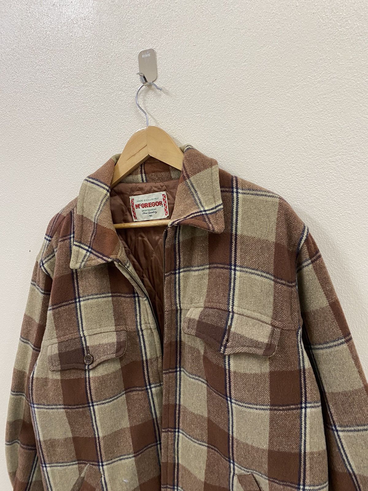 McGregor Vtg Mc Gregor Wool Plaid Jacket Size US M / EU 48-50 / 2 - 3 Thumbnail