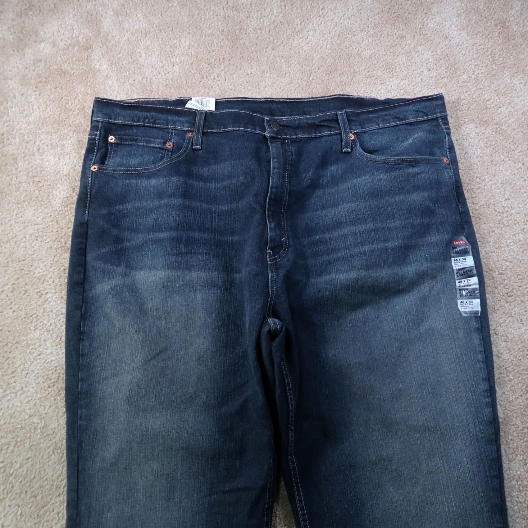 Levi's Levi's 559 Jeans Men Relaxed Straight 46x30 Blue Denim Pants Vintage No Emerald Replacement? Size US 30 / EU 46 - 2 Thumbnail