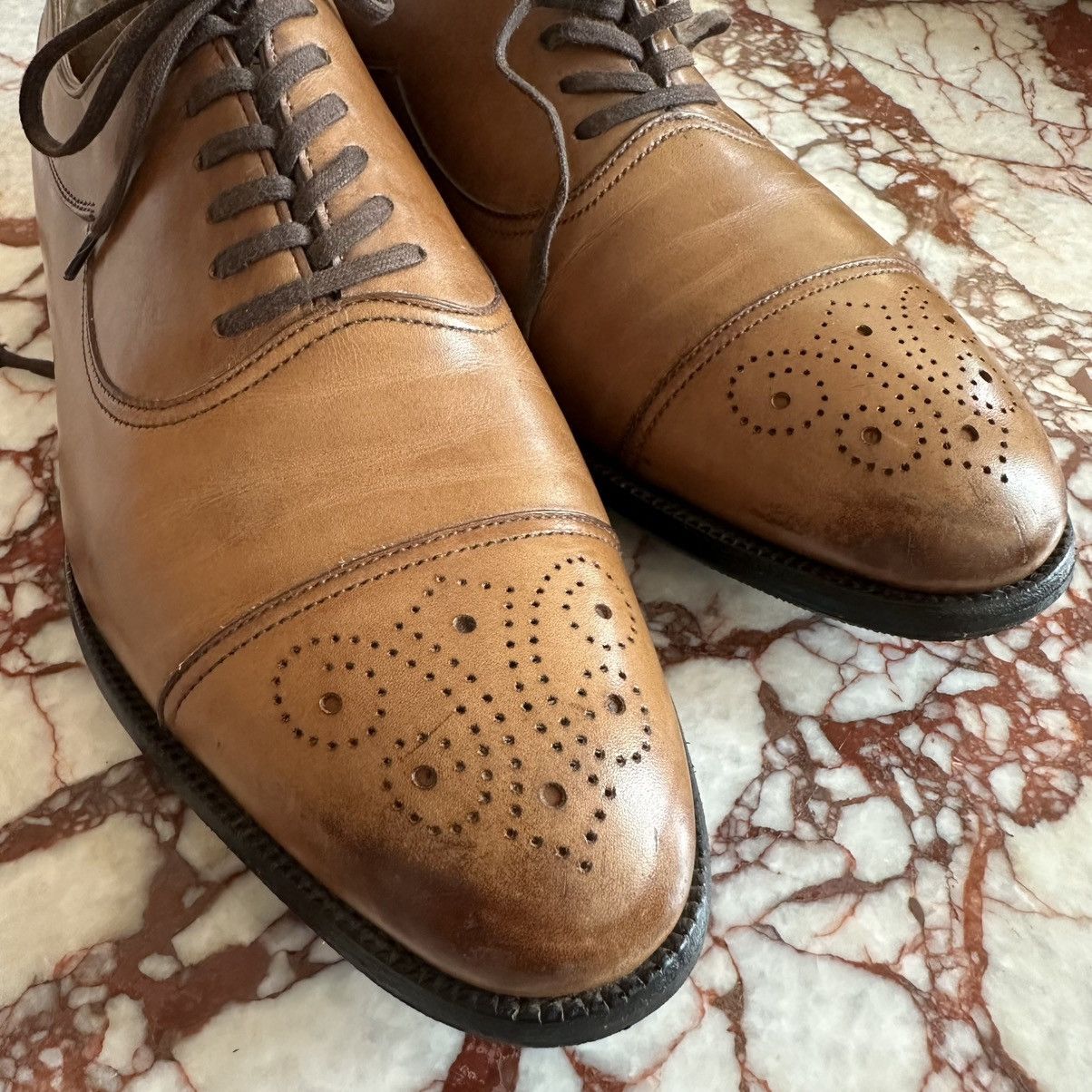 John Lobb JOHN LOBB Captoe Oxford Shoe Size US 8 / EU 41 - 11 Thumbnail