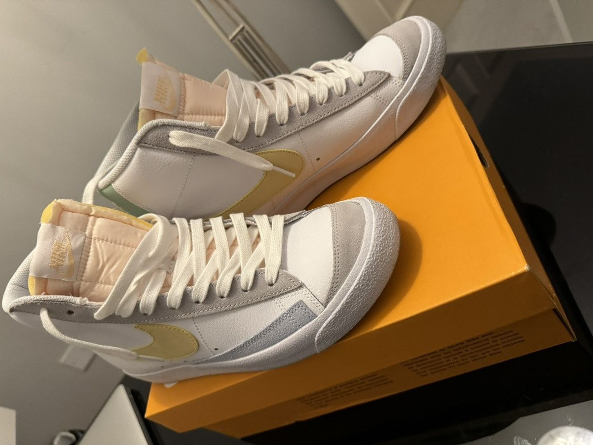 Nike Nike Blazer Mid ‘77 White, Lemon & Green US9.5/UK8.5 Size US 9.5 / EU 42-43 - 3 Thumbnail