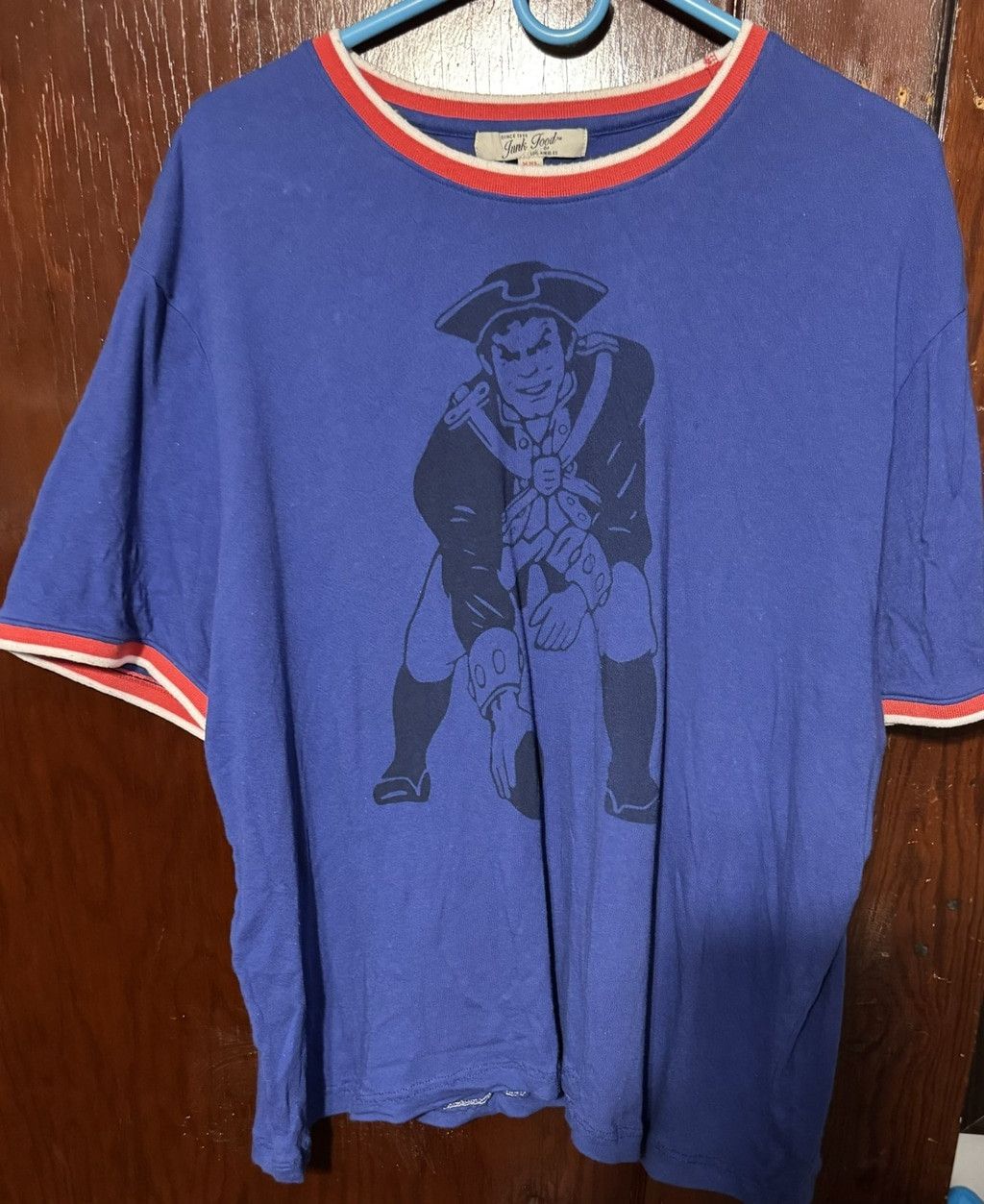 Junk Food New England Patriots T Shirt Men XXL Blue Junk Food Tee NFL Size US XXL / EU 58 / 5 - 1 Thumbnail