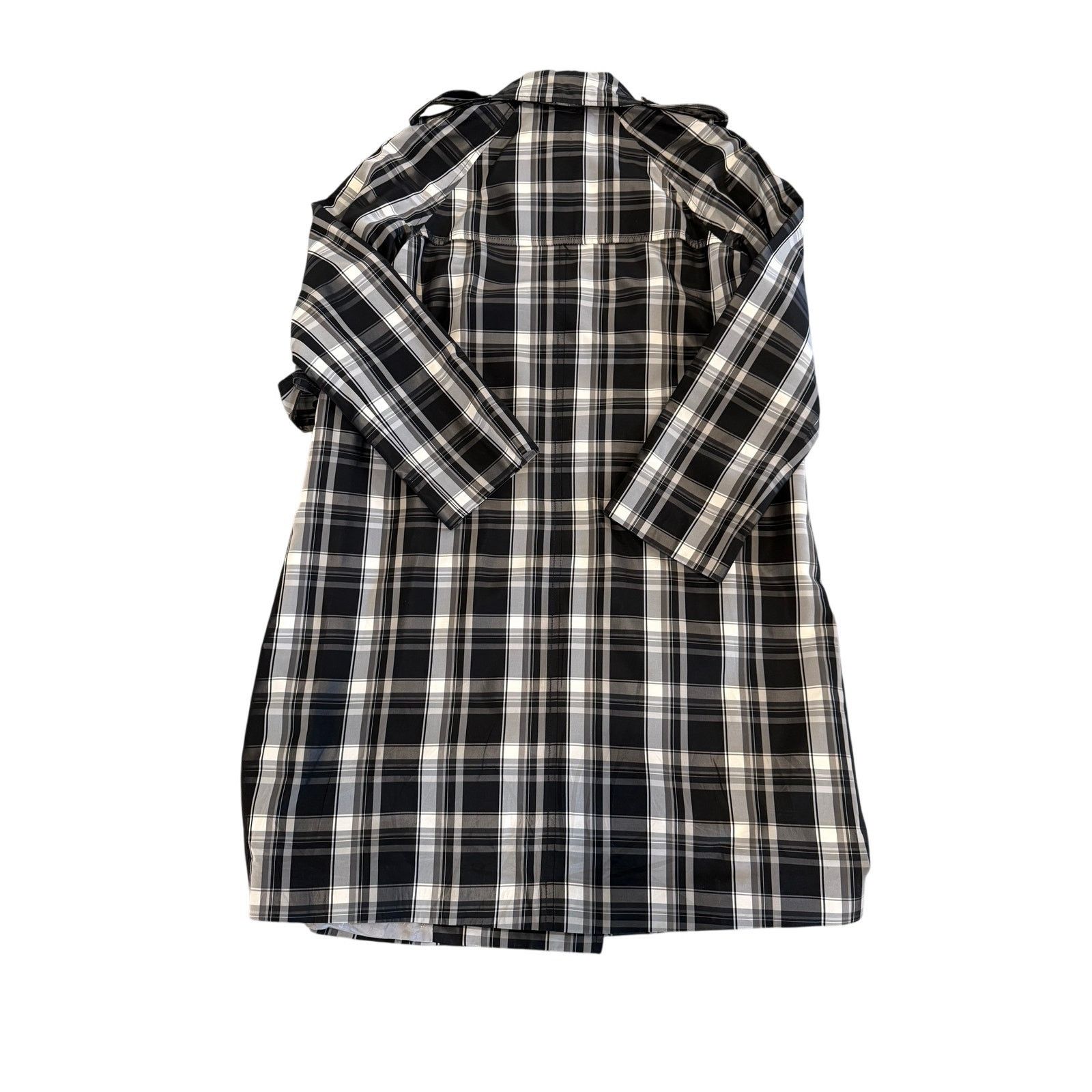 Dolce & Gabbana Dolce & Gabbana Plaid Trench Coat - Size 40 IT Size S / US 4 / IT 40 - 4 Thumbnail