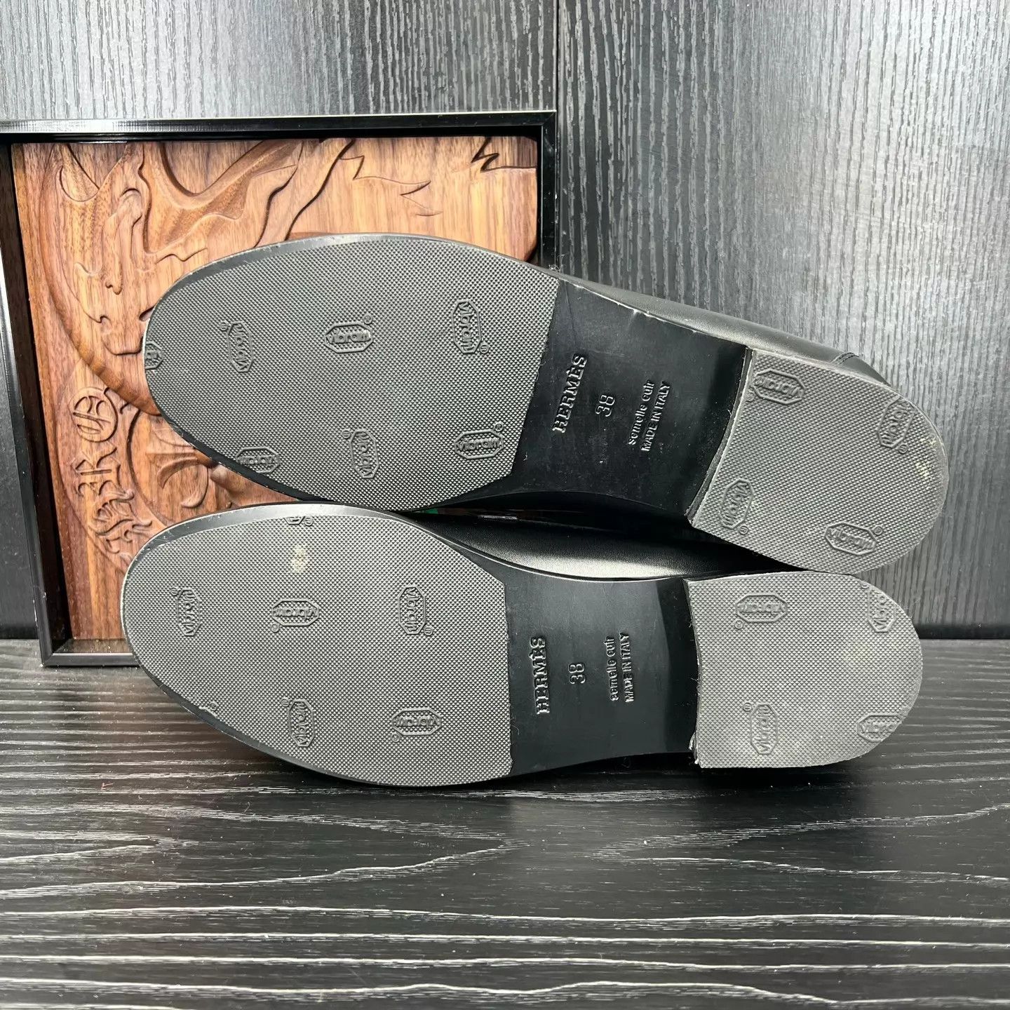 Hermes Hermès Destin Loafer Black 38 Size US 7.5 / IT 37.5 - 7 Thumbnail