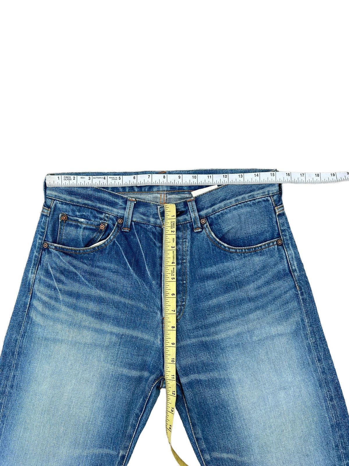 YAECA YEACA Japan Faded Blue Denim Selvedge Jeans Size US 30 / EU 46 - 3 Thumbnail