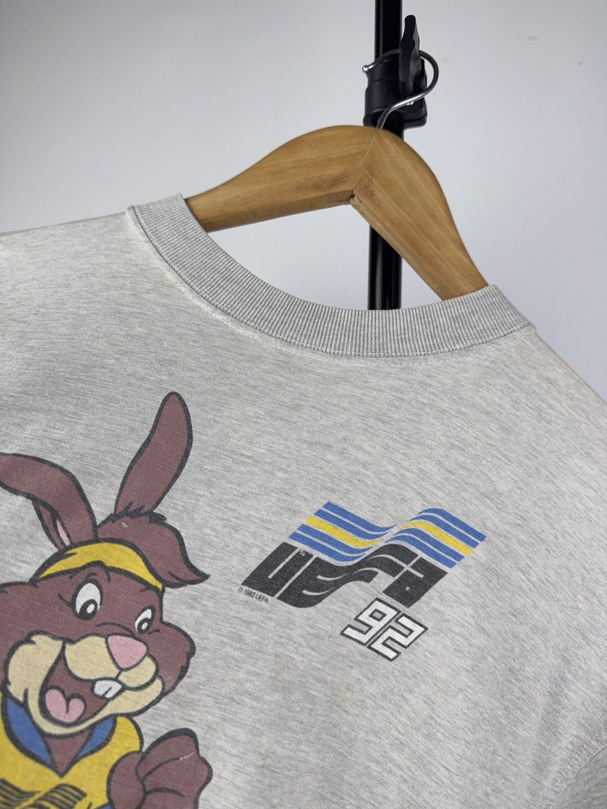 UEFA × Vintage Rare UEFA 1992 Sweden Euro Mascot Football Tee Vintage Size US M / EU 48-50 / 2 - 5 Thumbnail