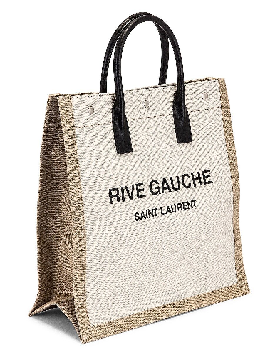 Saint Laurent Paris o1tr1nto0425 Size: OS / 631682 Rive Gauche Tote Bag Canvas Size ONE SIZE - 4 Thumbnail