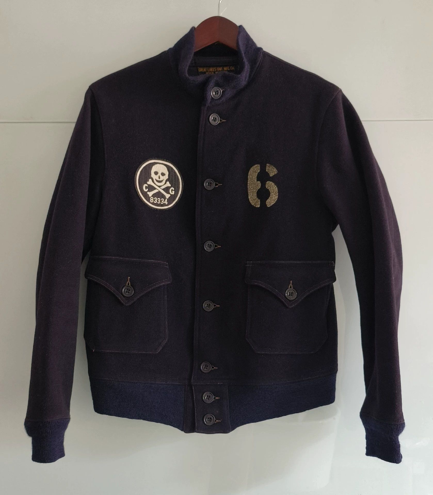 Freewheelers Freewheelers Out-of-print skull squadron A1 classic wool jacket Size US M / EU 48-50 / 2 - 1 Thumbnail