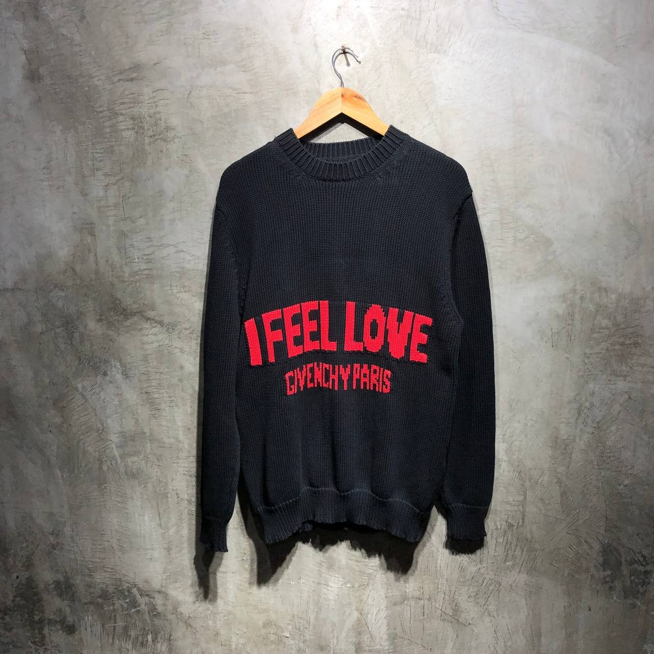 Givenchy “I Feel Love” Knitted Sweater
