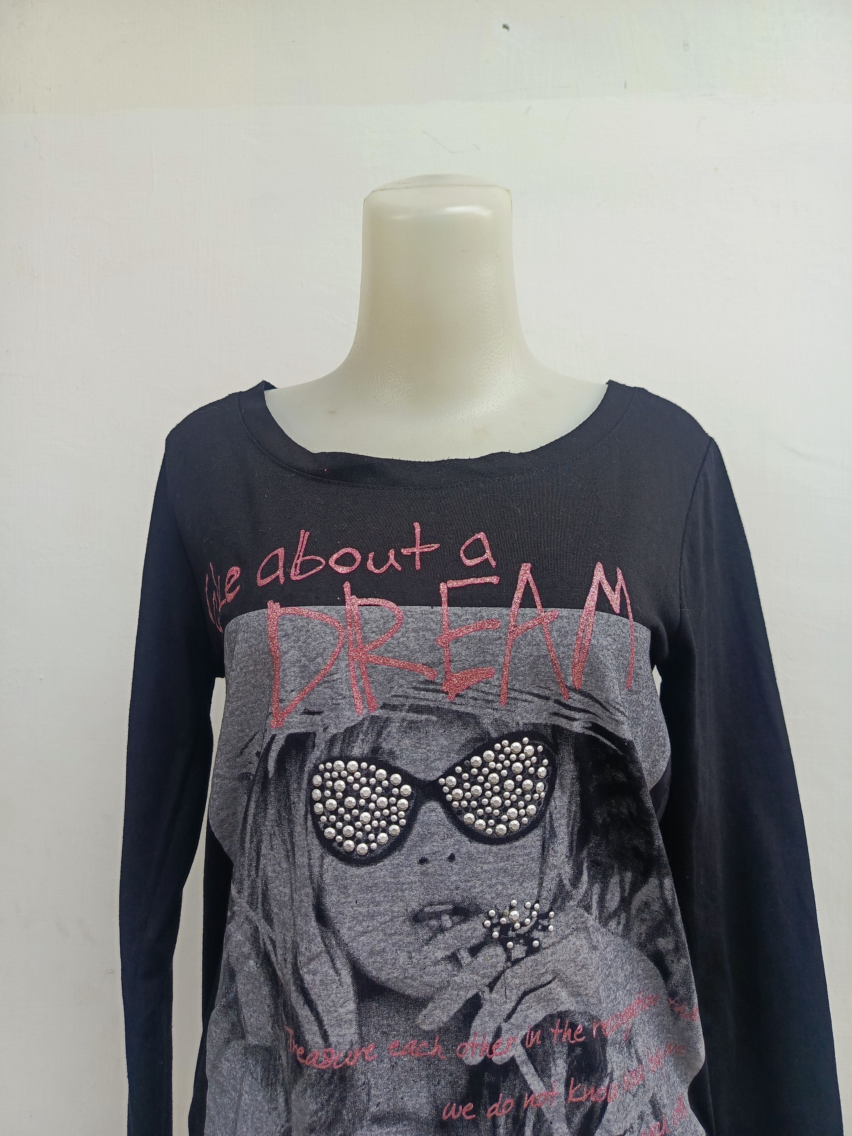 Japanese Brand Cherry Pop Scene Girl Longsleeve Size M / US 6-8 / IT 42-44 - 2 Thumbnail
