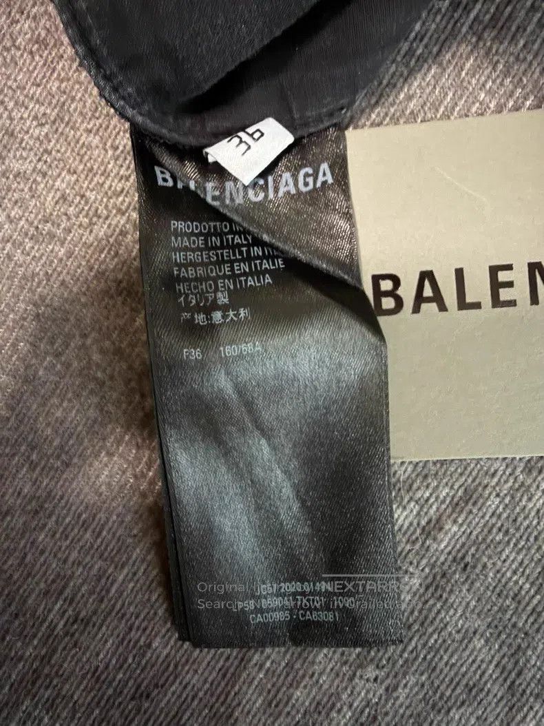 Balenciaga Balenciaga Blue Waist Destroyed Drop Crotch Pants Size US 36 / EU 52 - 4 Thumbnail