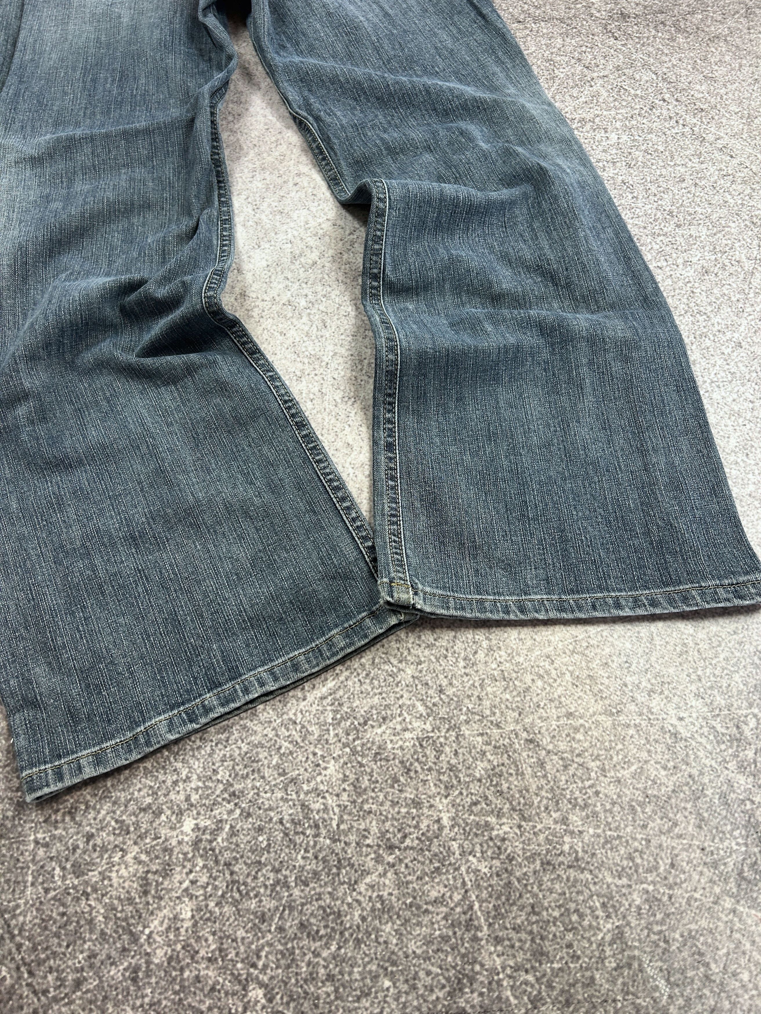 Vintage SO SICK 🥶 BALENCIAGA JNCO STYLE RAP BAGGY JEANS 90s Size US 30 / EU 46 - 3 Thumbnail