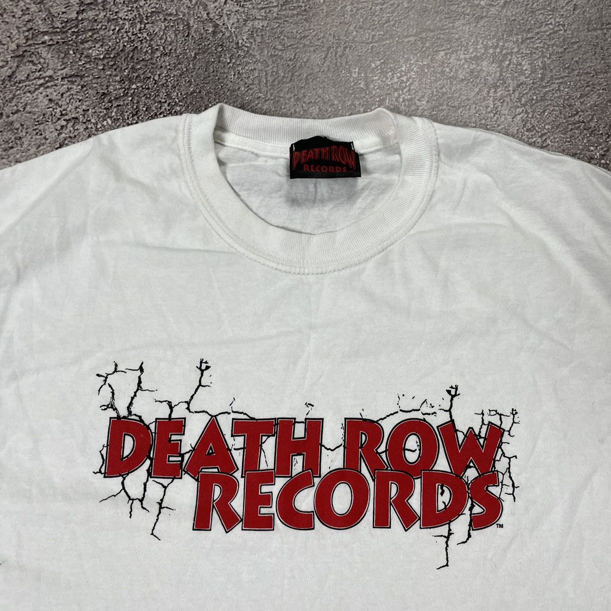 Vintage Vintage Death Row Records Graphic Tee Goth Streetwear Boxy M Size US M / EU 48-50 / 2 - 5 Thumbnail
