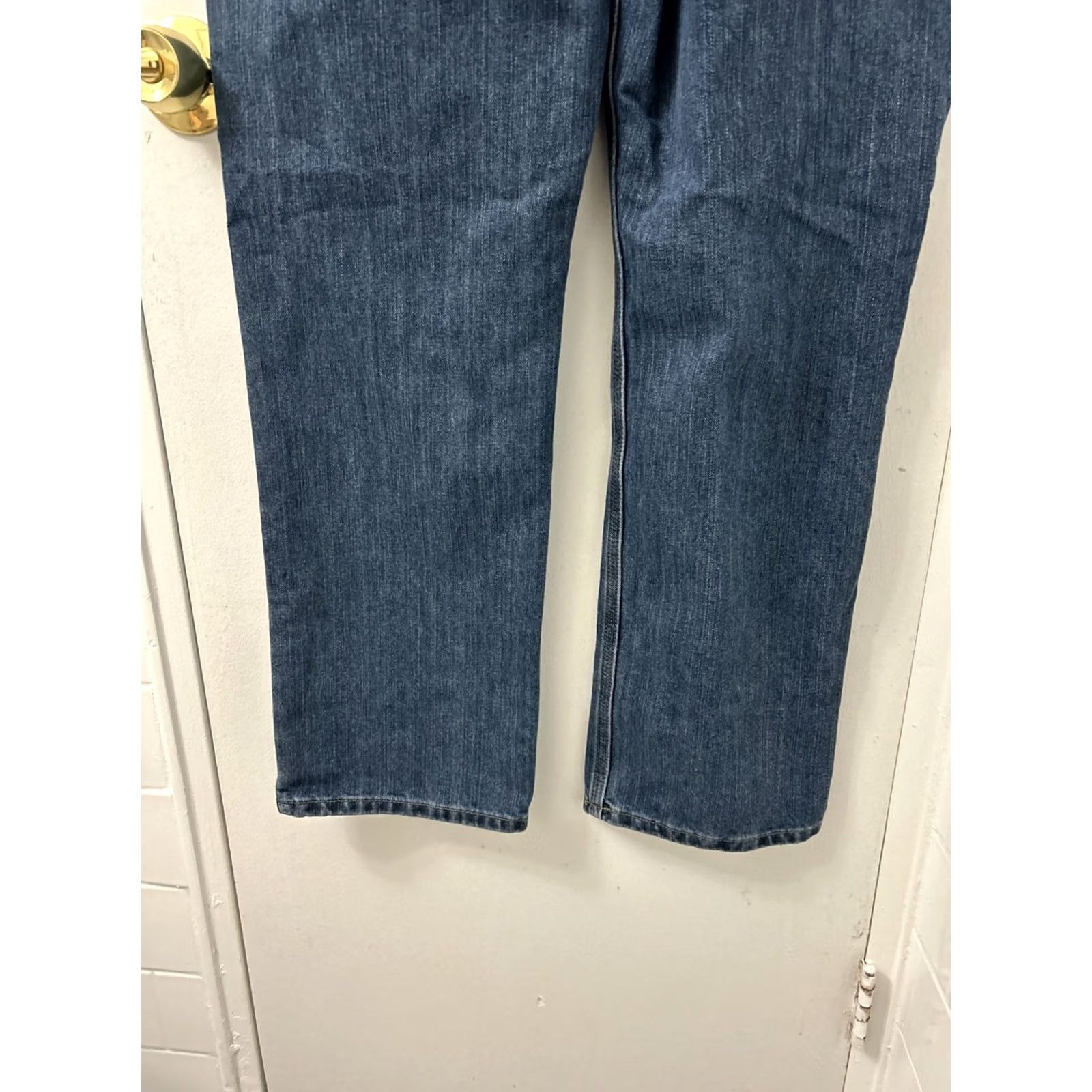Carhartt Carhartt Jeans Mens 34x32 Blue Relaxed Fit Denim YKK 5-Pocket Straight BD1483-M Size US 34 / EU 50 - 7 Thumbnail