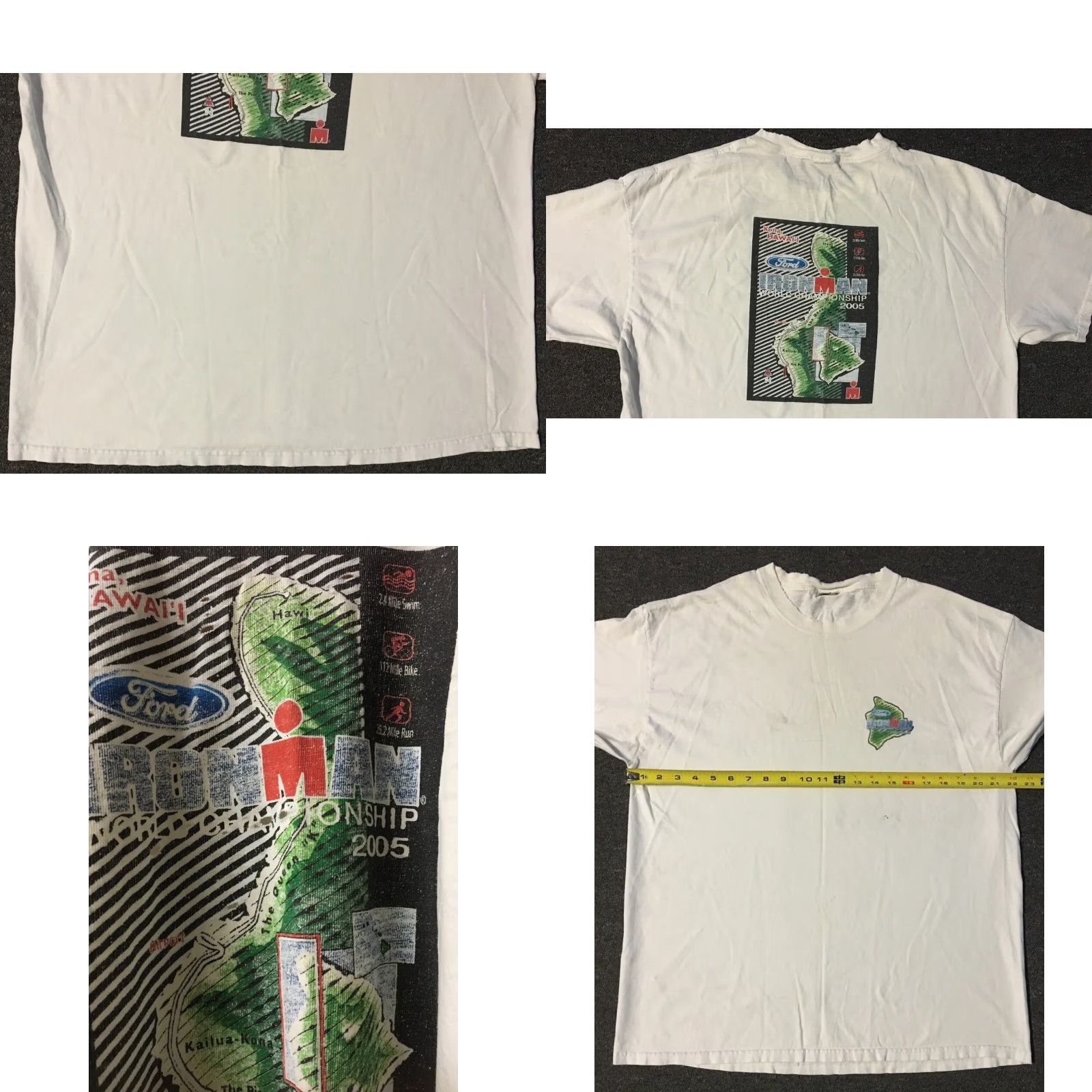 Vintage Vtg Ford Ironman Championship Faded Distress Shirt L Hawaii Surf Grunge PE 90s Size US L / EU 52-54 / 3 - 8 Thumbnail
