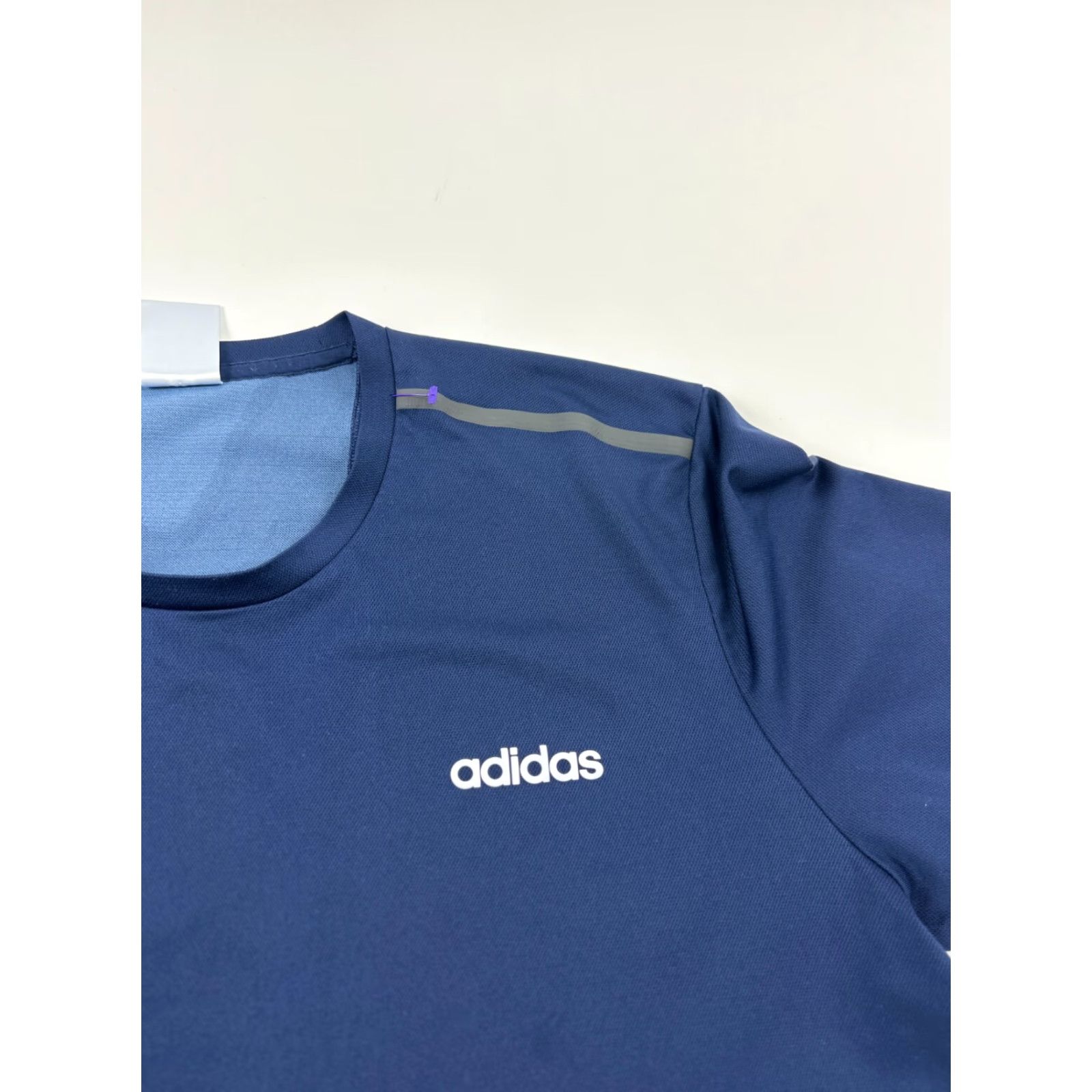 Adidas Adidas Shirt Mens 2XL Blue Short Sleeve Crew Neck Tee Climalite Activewear Stretch Pullover Gym Running Cross Training Classic Solid Shirt Size US XXL / EU 58 / 5 - 3 Thumbnail