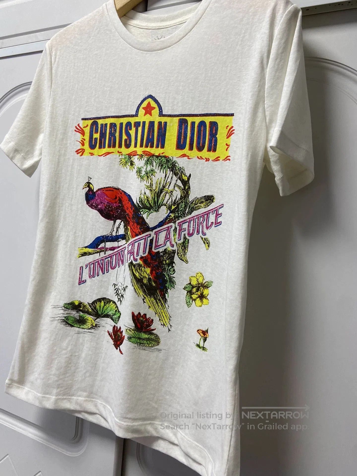 Dior dior linen silk blend short sleeve t-shirt. Size US M / EU 48-50 / 2 - 2 Thumbnail