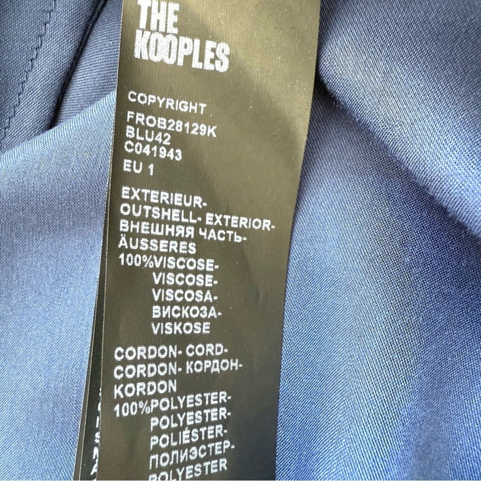 NWT!!! The Kooples women long dress size 1 or M Retail 365$